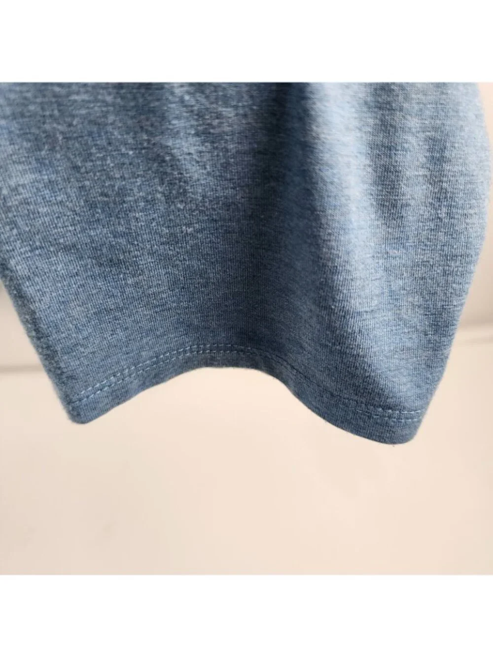 Pure Jill Shirt Womens 4X Plus Blue Long Sleeve Shirt Tail Tee V-Neck KTP106374